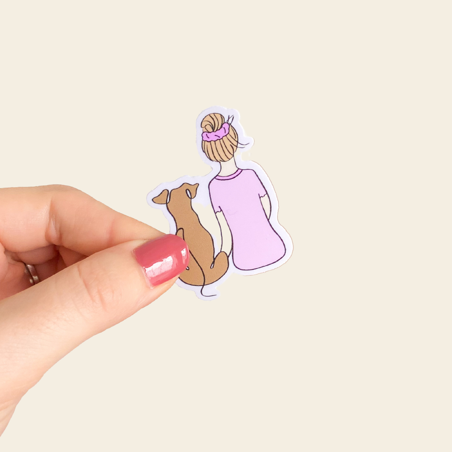 𝐷𝑜𝑔 𝑀𝑜𝑚 𝑃𝑜𝑟𝑡𝑟𝑎𝑖𝑡 𝑆𝑡𝑖𝑐𝑘𝑒𝑟