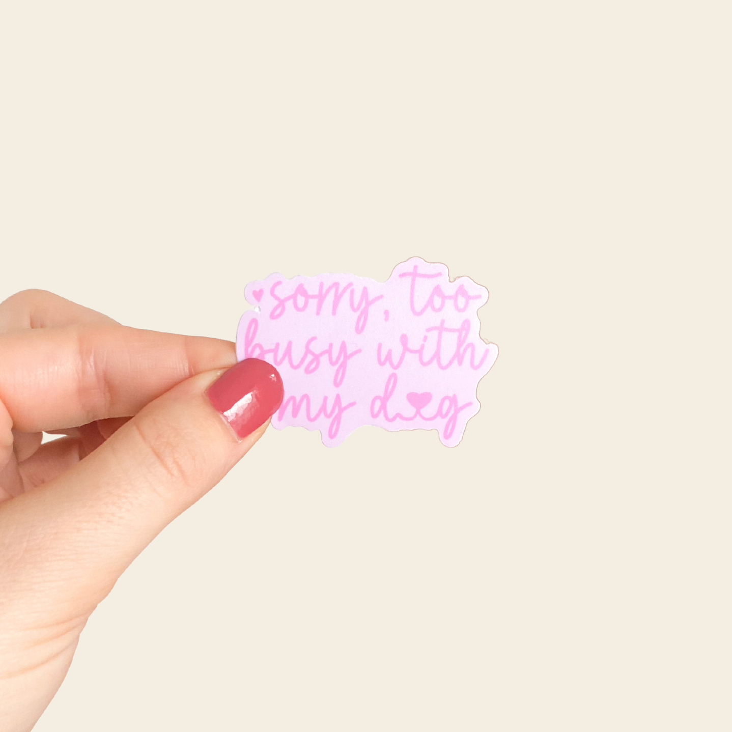 𝑇𝑜𝑜 𝐵𝑢𝑠𝑦 𝑤𝑖𝑡ℎ 𝑚𝑦 𝐷𝑜𝑔 𝑆𝑡𝑖𝑐𝑘𝑒𝑟