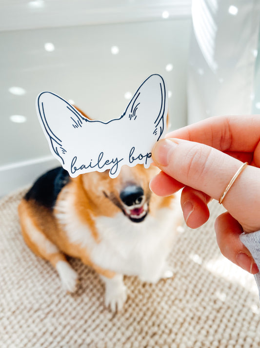 𝐶𝑢𝑠𝑡𝑜𝑚 𝐷𝑜𝑔 𝐸𝑎𝑟 𝑀𝑎𝑡𝑡𝑒 𝑆𝑡𝑖𝑐𝑘𝑒𝑟