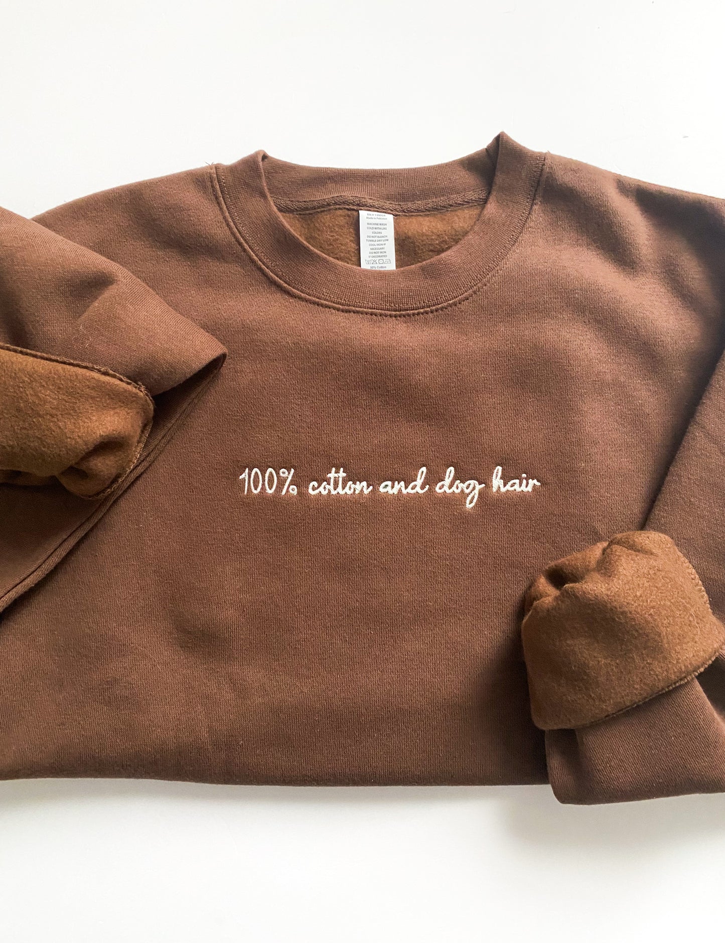 100% 𝐶𝑜𝑡𝑡𝑜𝑛 𝑎𝑛𝑑 𝐷𝑜𝑔 𝐻𝑎𝑖𝑟 𝐸𝑚𝑏𝑟𝑜𝑖𝑑𝑒𝑟𝑒𝑑 𝐶𝑟𝑒𝑤