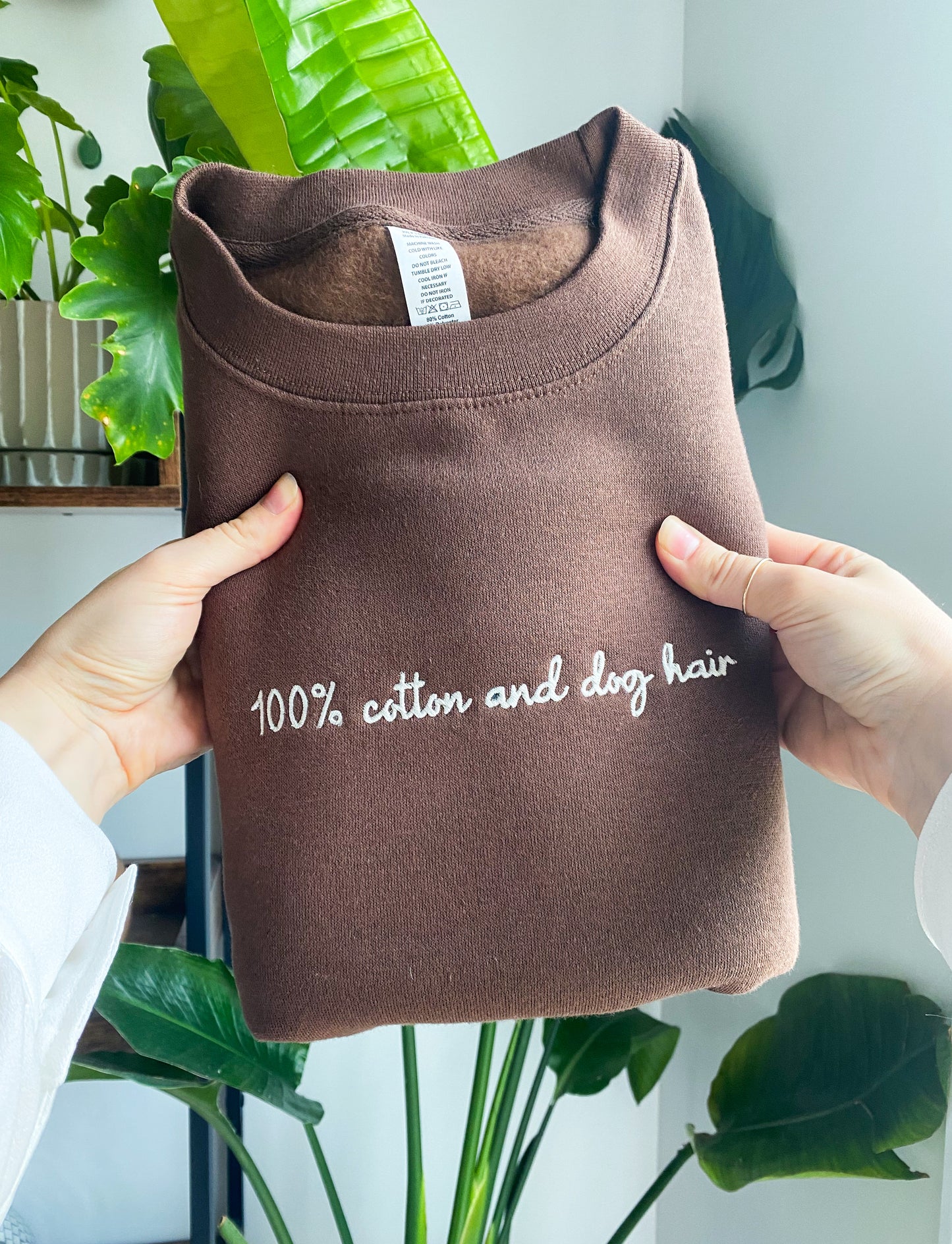 100% 𝐶𝑜𝑡𝑡𝑜𝑛 𝑎𝑛𝑑 𝐷𝑜𝑔 𝐻𝑎𝑖𝑟 𝐸𝑚𝑏𝑟𝑜𝑖𝑑𝑒𝑟𝑒𝑑 𝐶𝑟𝑒𝑤