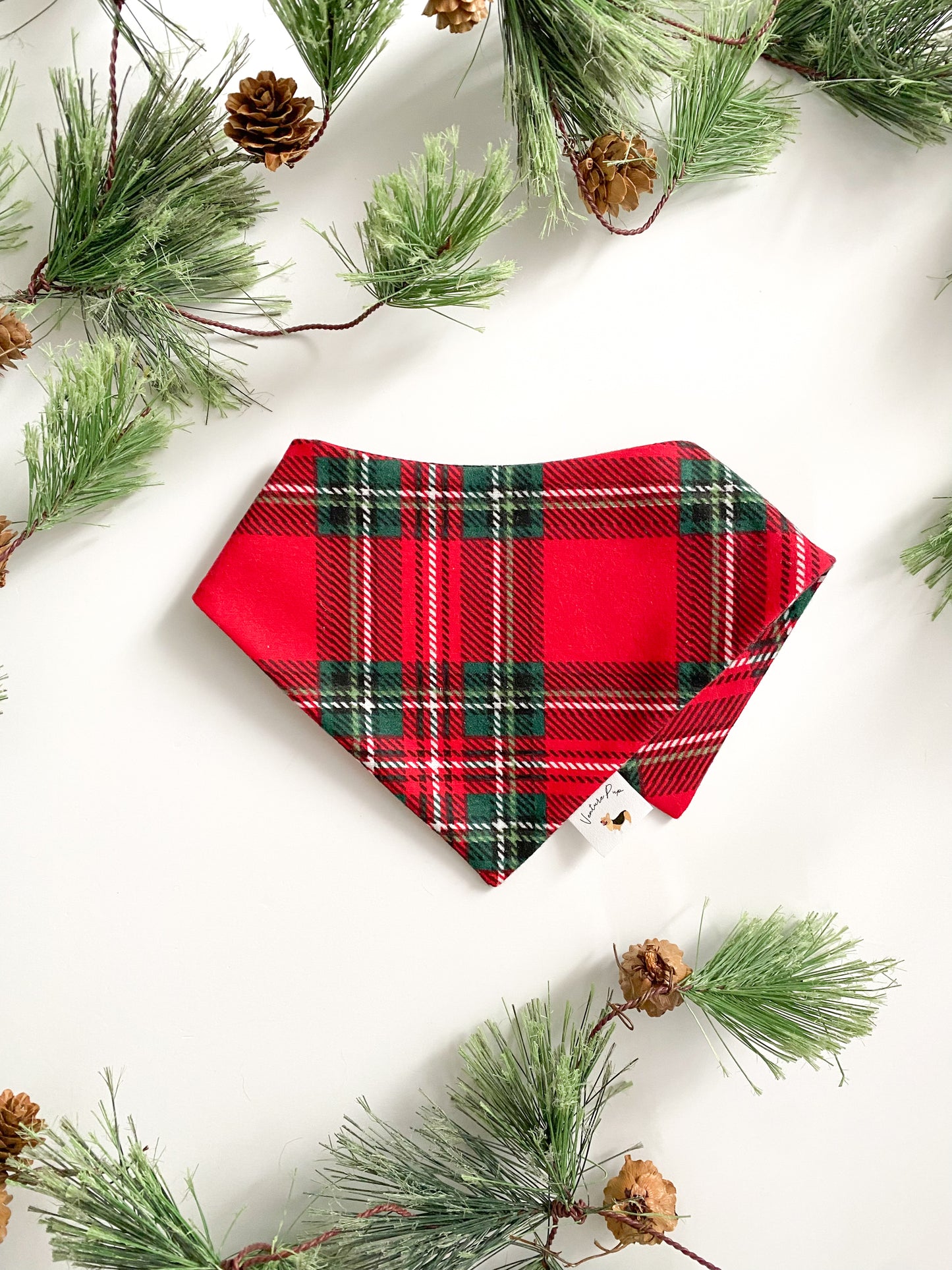 𝑅𝑒𝑑 𝑃𝑙𝑎𝑖𝑑 𝐹𝑙𝑎𝑛𝑛𝑒𝑙 𝐷𝑜𝑔 𝐵𝑎𝑛𝑑𝑎𝑛𝑎