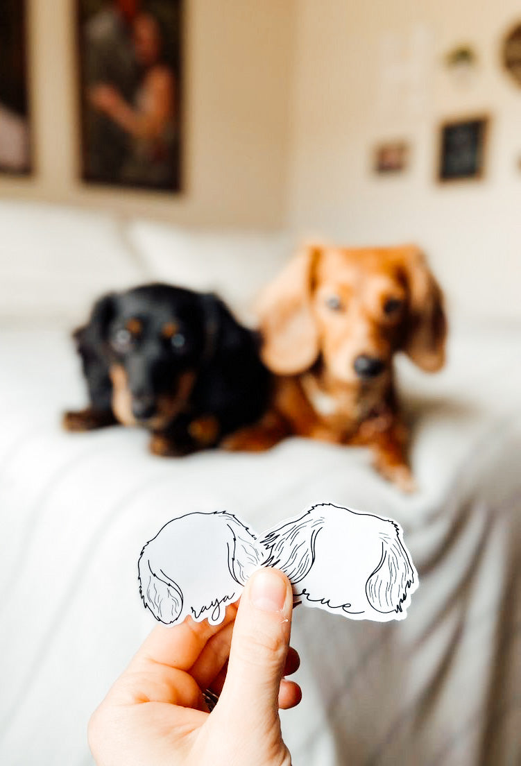 𝐶𝑢𝑠𝑡𝑜𝑚 𝐷𝑜𝑔 𝐸𝑎𝑟 𝑀𝑎𝑡𝑡𝑒 𝑆𝑡𝑖𝑐𝑘𝑒𝑟