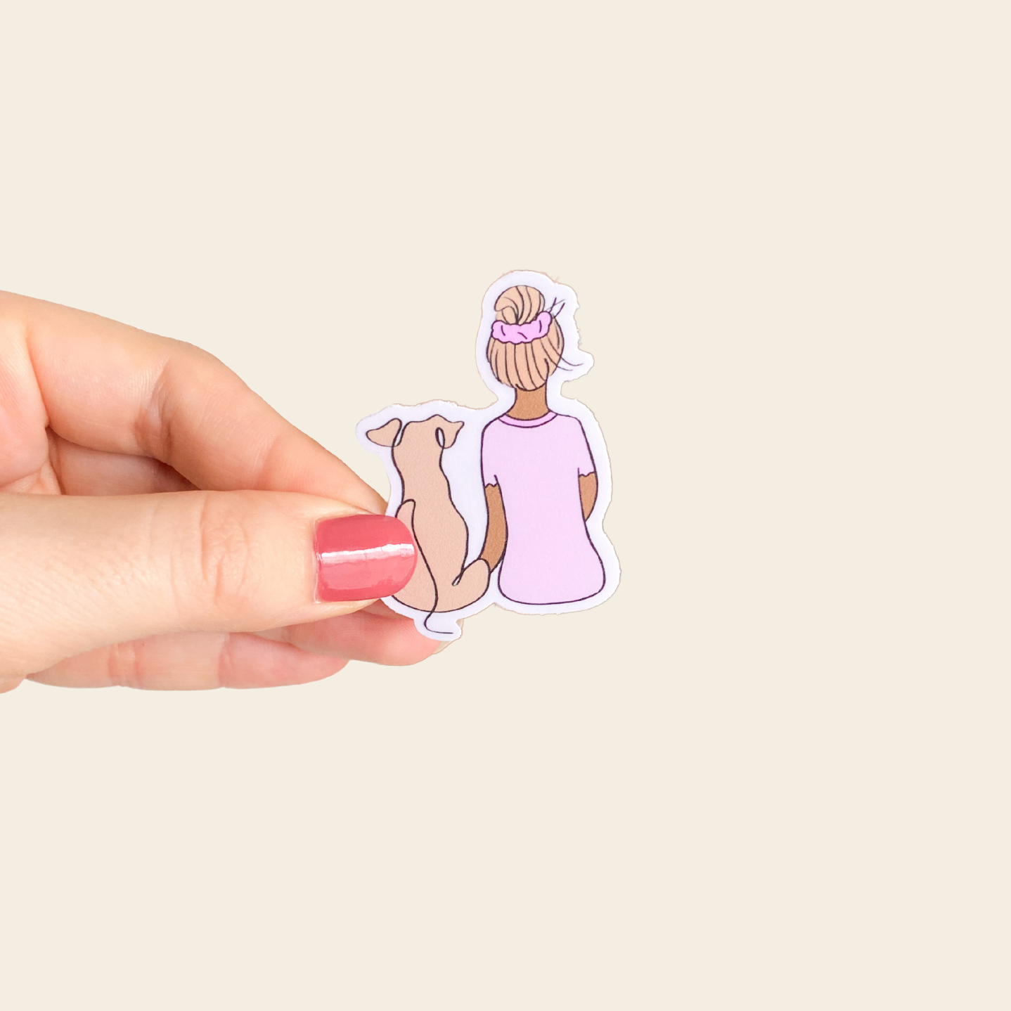 𝐷𝑜𝑔 𝑀𝑜𝑚 𝐿𝑖𝑛𝑒 𝐴𝑟𝑡 𝑆𝑡𝑖𝑐𝑘𝑒𝑟